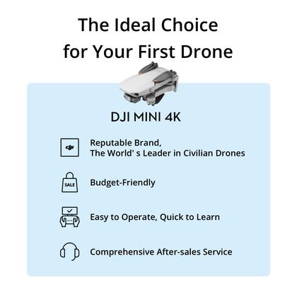 Imagem de Drone DJI Mini 4K com câmera 4K UHD, 249g, cardan de 3 eixos