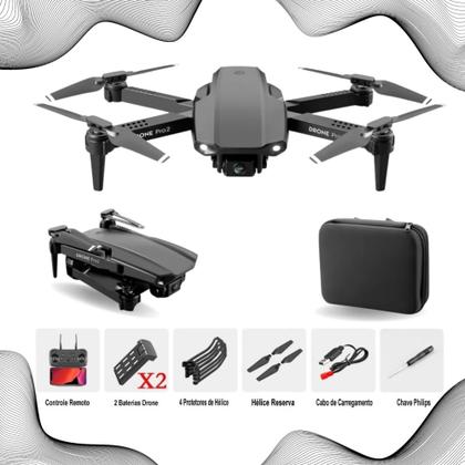 Imagem de Drone E99 Pro2 Wifi Camera Controle Com 2 Baterias + Case Para Guarda-lo 