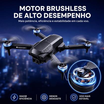 Imagem de Drone F198 4K Câmera Dupla WiFi FPV Brushless Dobrável com Siga Me Voo por Trajetória Foto por Gestos Retorno Automático Headless Giro 360
