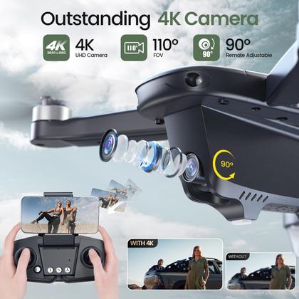 Drone Holy Stone HS175D GPS com câmera 4K para adultos - Drone