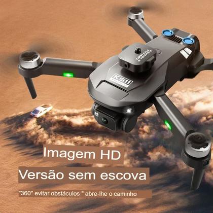Imagem de Drone KS11 Brushless com 4K HD Câmera Dupla, WiFi, FPV, Quadcopter Dobrável, Profissional, 2.4G