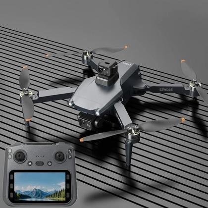 Imagem de Drone L600 Pro Max  Com Tela, Câmera, Gimbal 3 Eixos, GPS, Evita Obstáculos, Motor Brushless