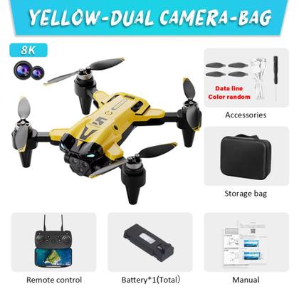 Imagem de Drone M5 Professional 8K Câmera Tripla, 2 Baterias e Motor Brushless