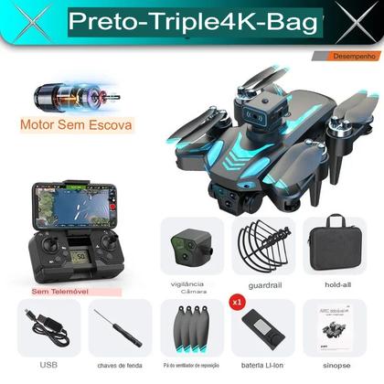 Imagem de Drone Monster M20, Dual Câmera, Motor Brushless e Função de Evitar Obstáculos