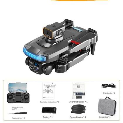 Imagem de Drone P15 Pro Com Câmera HD, WI-FI/FPV Evita Obstáculos, Quadcopter Dobrável