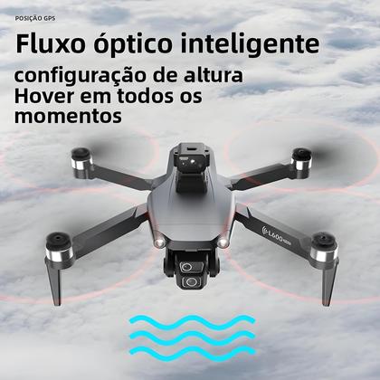 Imagem de Drone pro 4K GPS L600-1 Com Câmera Dupla 5G WIFI 360 graus Quadricóptero Brushless Com Evitação De