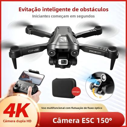 Imagem de Drone Profissional 4K GPS Z908 pro Max Com Câmera Dupla HD Para Fotografia Aérea FPV, Motor