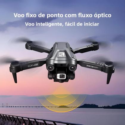 Imagem de Drone Profissional 4K GPS Z908 pro Max Com Câmera Dupla HD Para Fotografia Aérea FPV, Motor