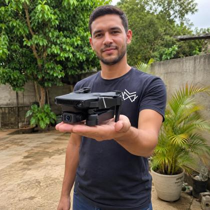 Imagem de Drone Profissional com Câmera 4K E58 Pro Voo Estável Veloz