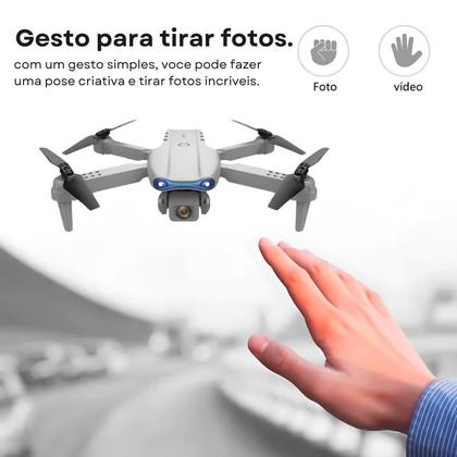 Imagem de Drone Profissional E99 com Câmera 4K Imagem Alta definição Gravação Voo Estável WiFi 2.4G