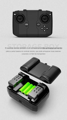 Imagem de Drone Profissional K9 com Câmera 4K HD WiFi, Voo Estável, Longo Alcance e Bateria Duradoura