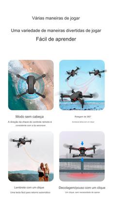 Imagem de Drone Profissional K9 com Câmera 4K HD WiFi, Voo Estável, Longo Alcance e Bateria Duradoura