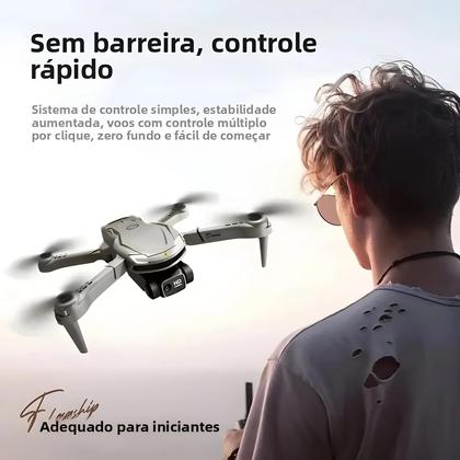 Imagem de Drone Profissional V88 Com Câmera Dupla 8K, Evita Obstáculos Omnidirecionais, GPS, Quadcopter