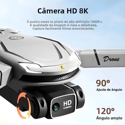 Imagem de Drone Profissional V88 Com Câmera Dupla 8K, Evita Obstáculos Omnidirecionais, GPS, Quadcopter