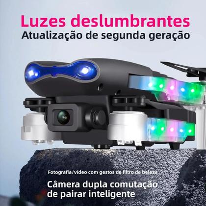 Imagem de Drone RC Colorido Com Câmera 4K HD WIFI FPV Quadcopter Com Controle De Altura E88D E99D Brinquedos