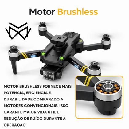 Imagem de Drone S172 Max 4K Dupla Câmera Brushless WiFi FPV Sensor de Obstáculos Altitude Hold Fluxo Óptico Retorno Automático modo sem cabeça dobrável