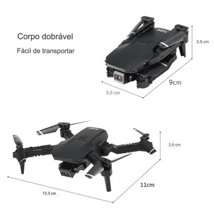 Imagem de Drone S68 Compacto Com Câmera 4K Wifi 2.4 Manobras 360 Fpv