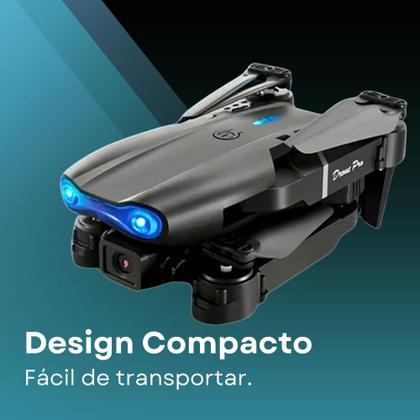 Imagem de Drone S89 Câmera Dupla 4K WiFi FPV Modo Sem Cabeça Gestos e Retorno Rápido Ideal para Iniciantes