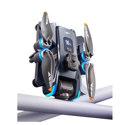 Drone XT808 com Tela Câmera GPS, Motor Brushless, Desvio de