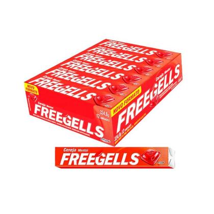 Imagem de Drops Freegells Cereja C/ 12 unidades