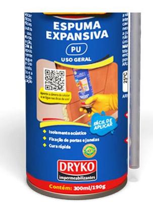 Imagem de Dryko Selante Vedatudo Espuma Expansiva 300ml/190g