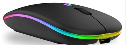 Imagem de Dual Mode, Máxima Eficiência: Mouse Slim Com Led