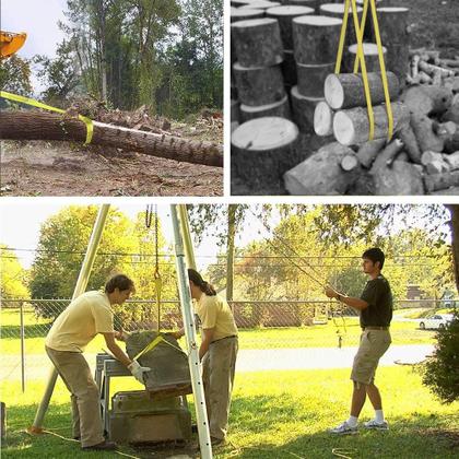 Imagem de Duas tiras de reboque XSTRAP STANDARD 2PK 4,4 cm x 2,4 m com tampa de carga de 750 kg