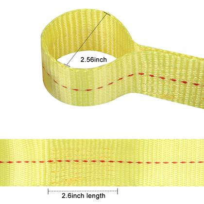Imagem de Duas tiras de reboque XSTRAP STANDARD 2PK 4,4 cm x 2,4 m com tampa de carga de 750 kg