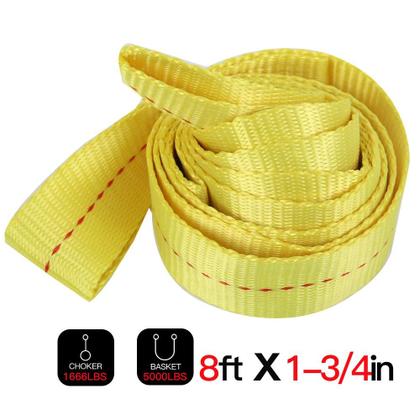 Imagem de Duas tiras de reboque XSTRAP STANDARD 2PK 4,4 cm x 2,4 m com tampa de carga de 750 kg