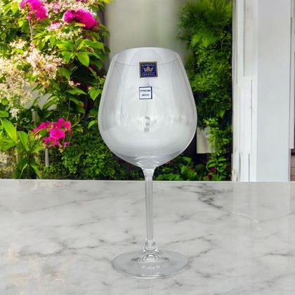 Imagem de Duas Unidades Taças de Vinho Tinto 650ml Cristal Bohemia