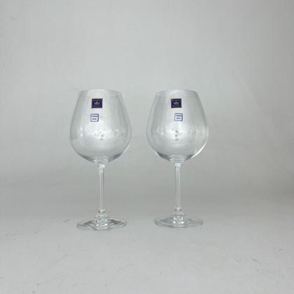 Imagem de Duas Unidades Taças de Vinho Tinto 650ml Cristal Bohemia