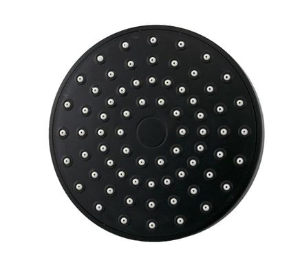 Imagem de Ducha ABS Redonda Flatt Preto Fosco c/ Cano de Teto 40 cm