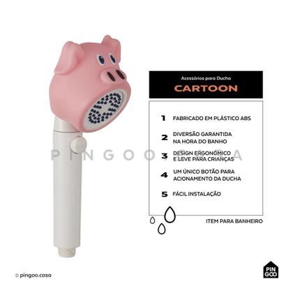 Imagem de Ducha Chuveirinho Infantil Cartoon Pingoo.casa
