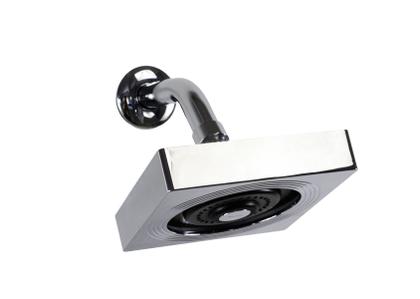 Imagem de Ducha Chuveiro AutoLimpante ABS Cromada c/ Braço de Parede