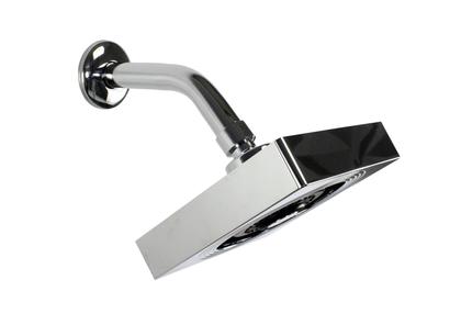 Imagem de Ducha Chuveiro AutoLimpante ABS Cromada c/ Braço de Parede