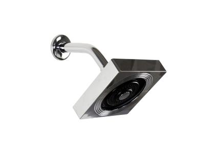 Imagem de Ducha Chuveiro AutoLimpante ABS Cromada c/ Braço de Parede