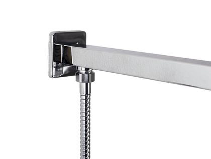 Imagem de Ducha Chuveiro Inox 304 25x25 cm c/ Chuveirinho de Mão ABS com Trava