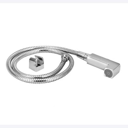 Imagem de Ducha Chuveiro Quadrado 20X20 Slim Inox Completo C/Desviador