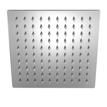 Imagem de Ducha Chuveiro Quadrado 40x40 Slim Inox Completo C/Desviador