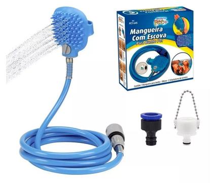 Imagem de Ducha com Mangueira Luva Para Banho Ducha Pet 1.5M PS96