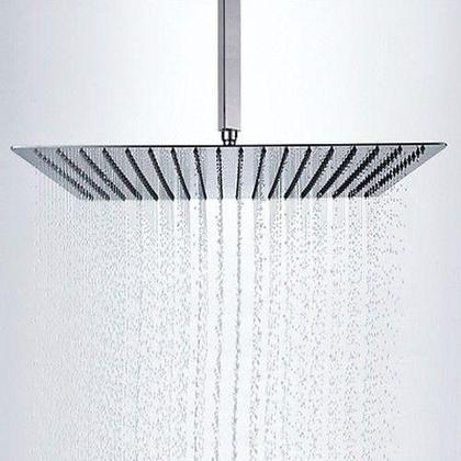 Imagem de Ducha De Teto Inox Ss304 Slim 30X30 Com Braço Quadrado