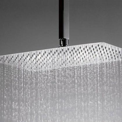 Imagem de Ducha De Teto Inox Ss304 Slim 30X30 Com Braço Quadrado