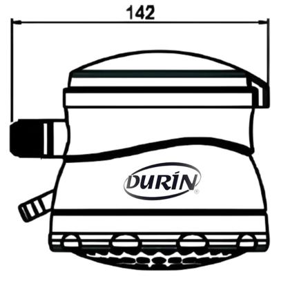 Imagem de Ducha Eletrônica 3 Temperaturas 3200W/127V Preto Durín