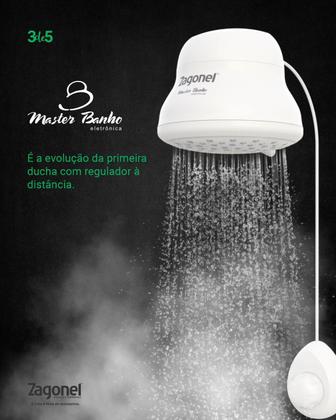 Imagem de Ducha eletrônica master 6700w 220v branca - zagonel