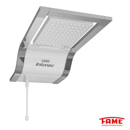 Imagem de Ducha Fame Intense Branco e Cromado Eletrônica 7800w 220v Super Potente