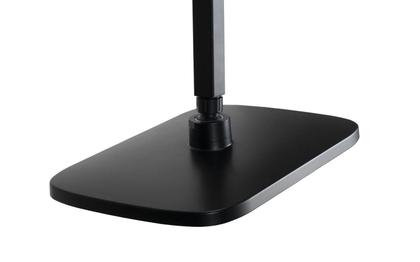 Imagem de Ducha Flatt Retangular 30x20 cm ABS Preto c/ Cano de Teto 24 cm