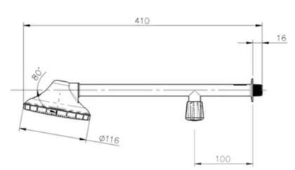 Imagem de Ducha Fria 4" com Registro