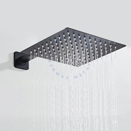 Imagem de Ducha Fria Aço Inox Quadrada 30x30 Aréa Externa Piscina 30cm