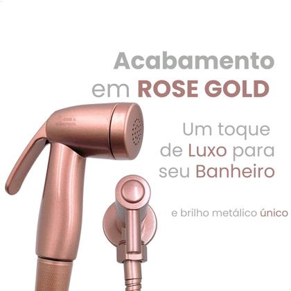 Imagem de Ducha Higiênica 1/4 Volta Rose Gold Crie e Construa