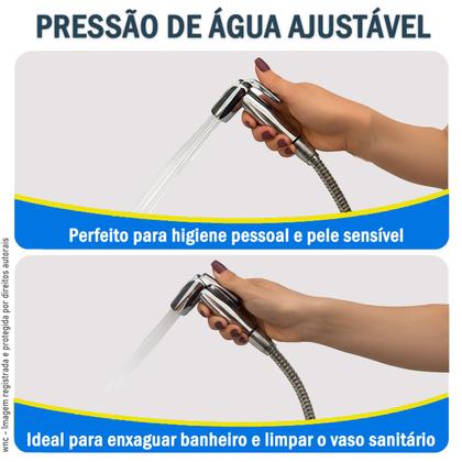 Imagem de Ducha Higiênica banheiro Inox Abs Metal aço Cromada chuveirinho Higiênico